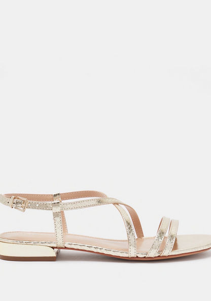 Celeste Strappy Sandals with Buckle Closure-Women%27s Flat Sandals-image-0