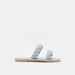 Celeste Women's Open Toe Slide Sandals with Braided Straps-Women%27s Flat Sandals-thumbnail-0