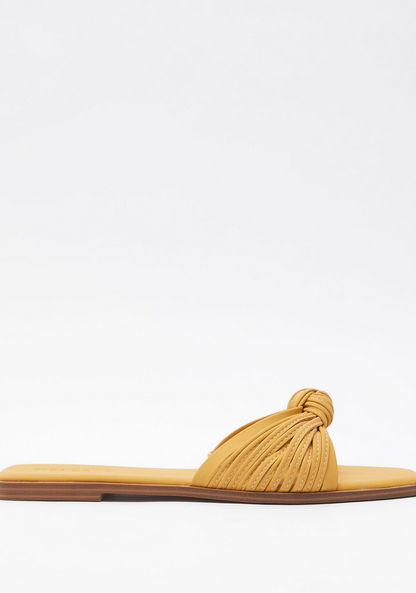 Celeste Women's Open Toe Strappy Knot Sandals-Women%27s Flat Sandals-image-0