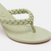 Celeste Women's Braid Detail Slip-On Thong Sandals with Stiletto Heels-Women%27s Heel Sandals-thumbnailMobile-4