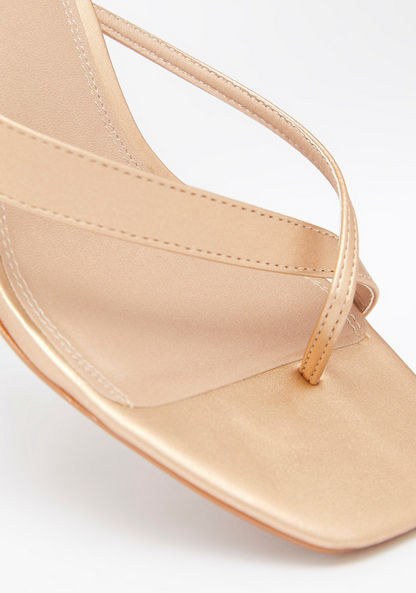 Celeste Women's Slip-On Sandals with Kitten Heels-Women%27s Heel Sandals-image-3