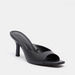 Celeste Solid Slide Sandals with Stiletto Heels-Women%27s Heel Sandals-thumbnail-1