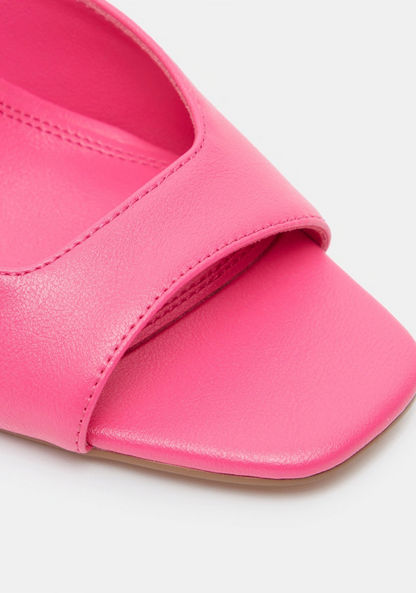Celeste Solid Slide Sandals with Stiletto Heels-Women%27s Heel Sandals-image-3
