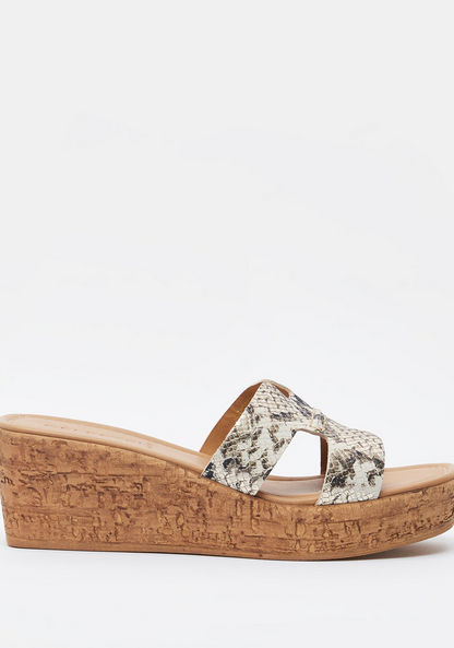 Shop Celeste Animal Print Leather Wedge Heels Online | Splash Kuwait Shop Celeste Animal Print Leather Wedge Heels Online | Splash Kuwait