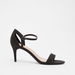 Celeste Open Toe Textured Sandals with Stiletto Heels-Women%27s Heel Sandals-thumbnailMobile-0