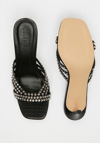 Celeste Women's Embellished Slip-On Sandals with Stiletto Heels-Women%27s Heel Sandals-image-6