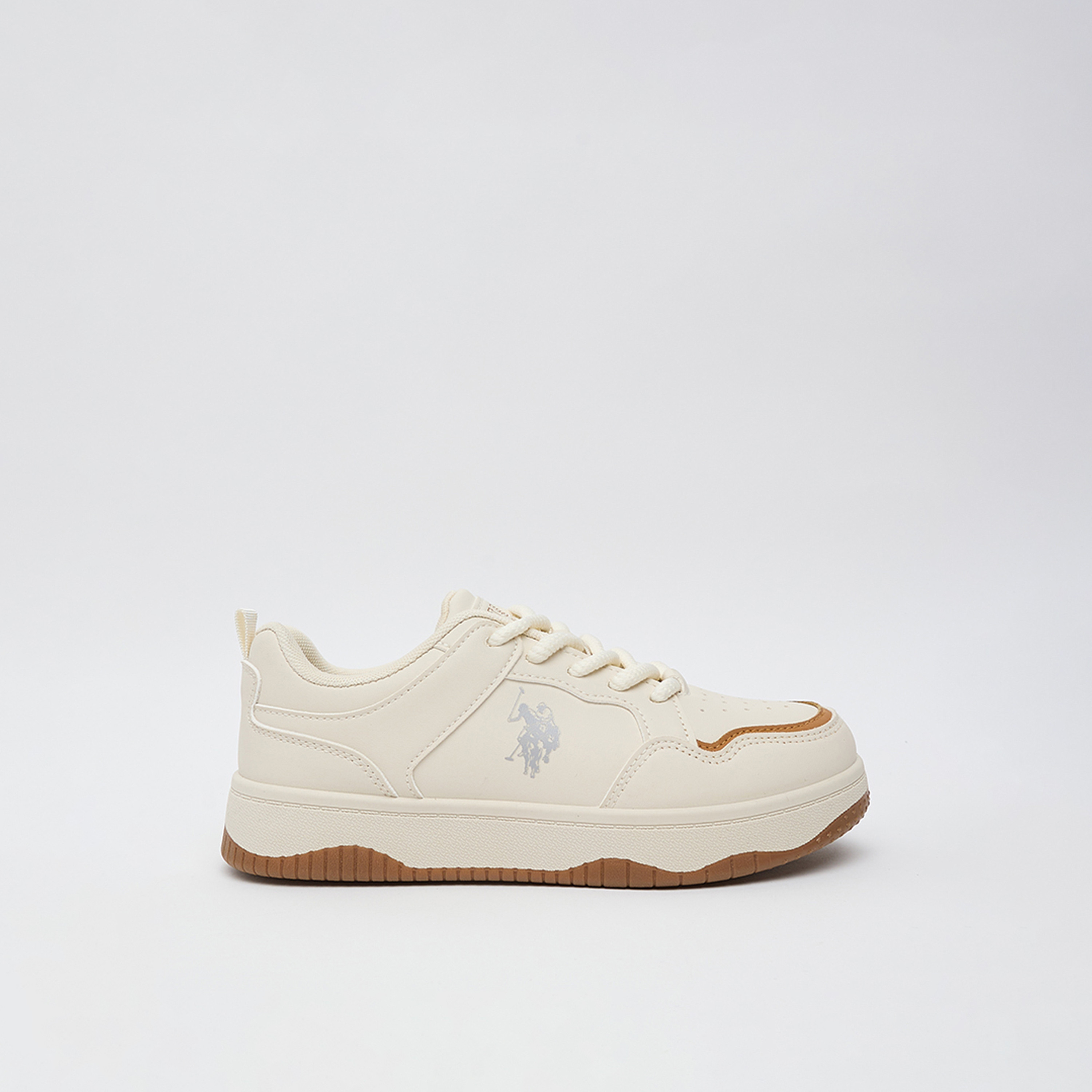 Us Polo Women's Lace-Up Wector Flatform Low Ankle Sneakers | WECTOR-GLB-WMN-women-shoes-sneakers-image-1