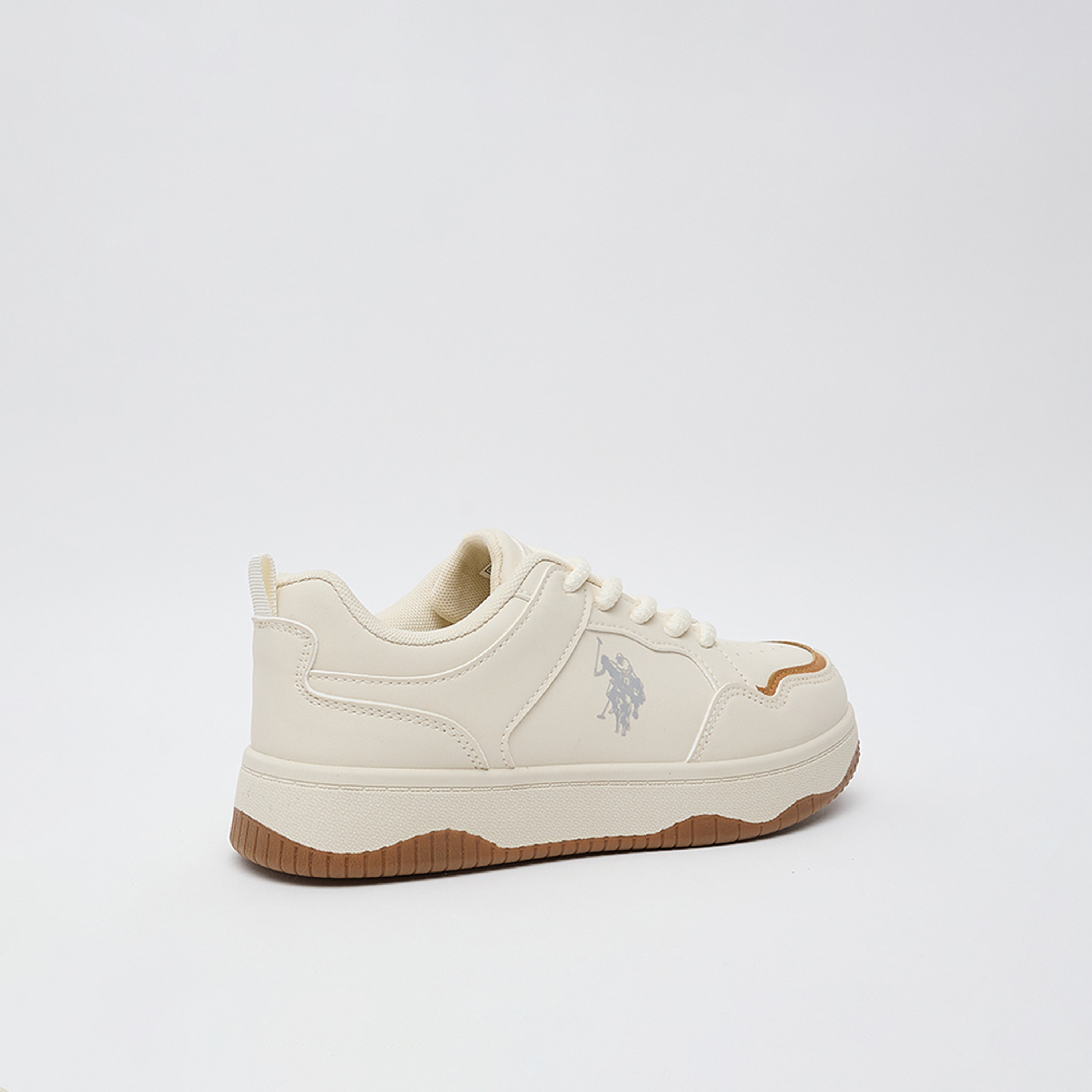 Us Polo Women's Lace-Up Wector Flatform Low Ankle Sneakers | WECTOR-GLB-WMN-women-shoes-sneakers-image-3