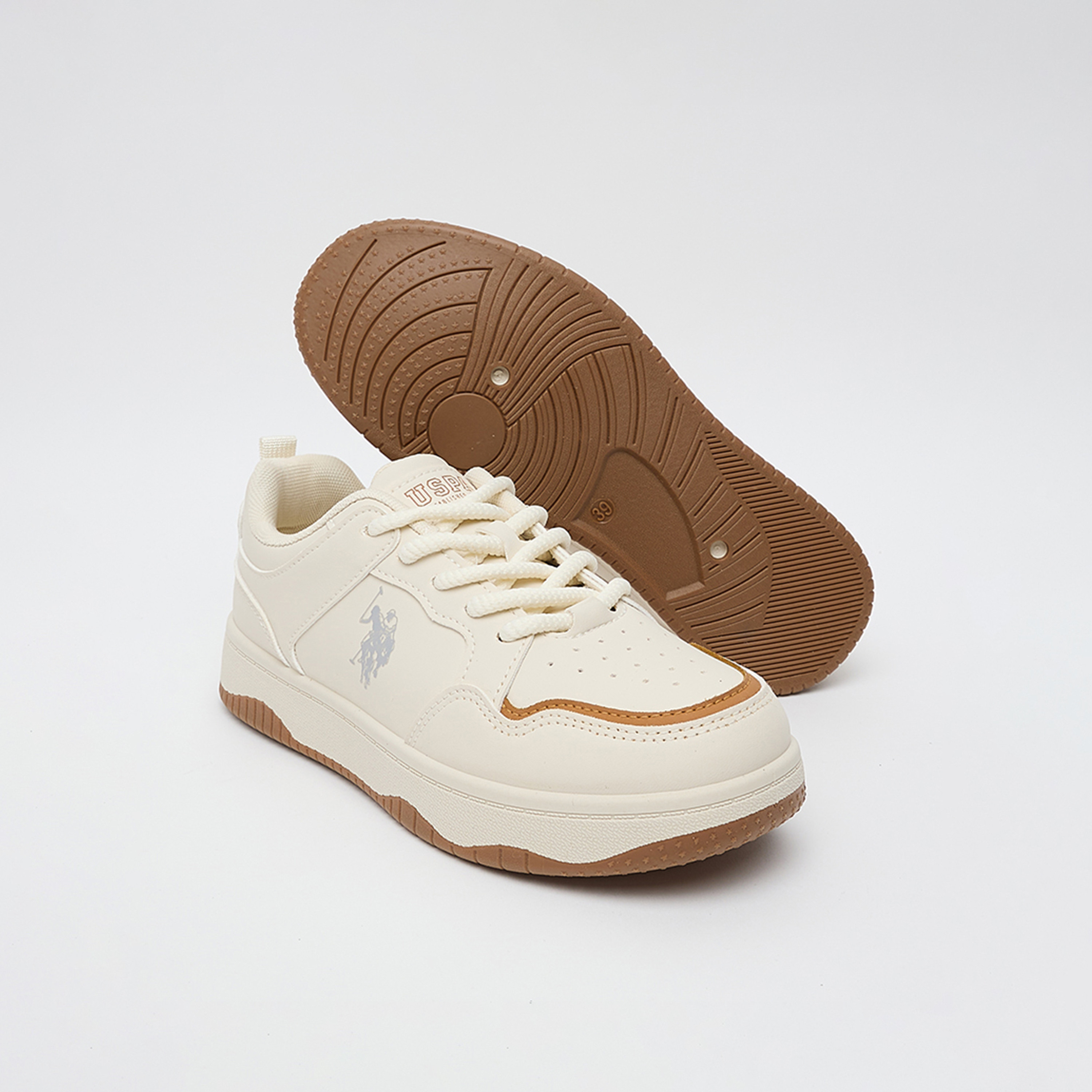 Us Polo Women's Lace-Up Wector Flatform Low Ankle Sneakers | WECTOR-GLB-WMN-women-shoes-sneakers-image-4