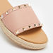 ELLE Women's Studded Open Toe Slide Sandals-Women%27s Flat Sandals-thumbnail-3