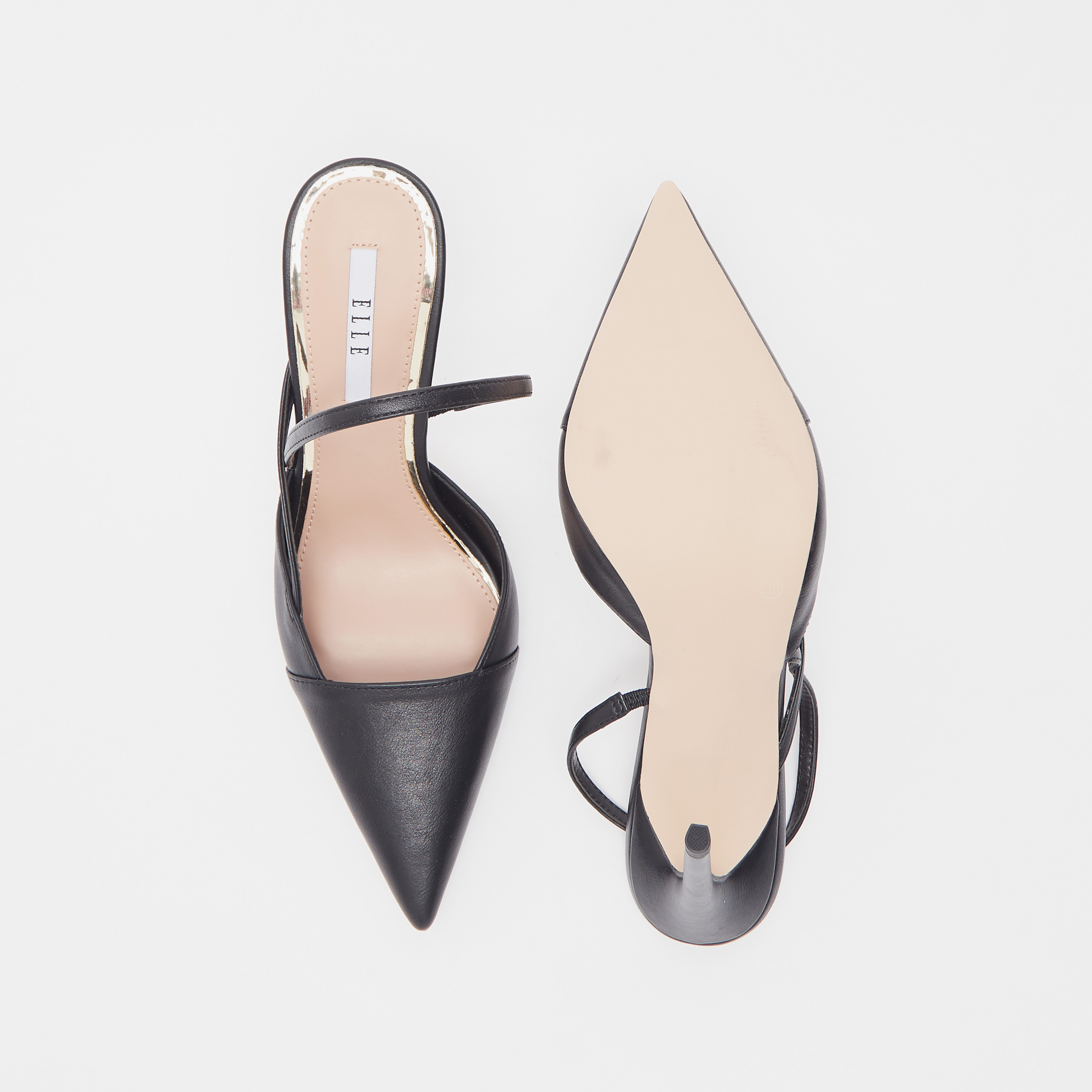 ELLE Women's Pointed Toe Stiletto Heels with Back Strap-women-shoes-heels-image-5