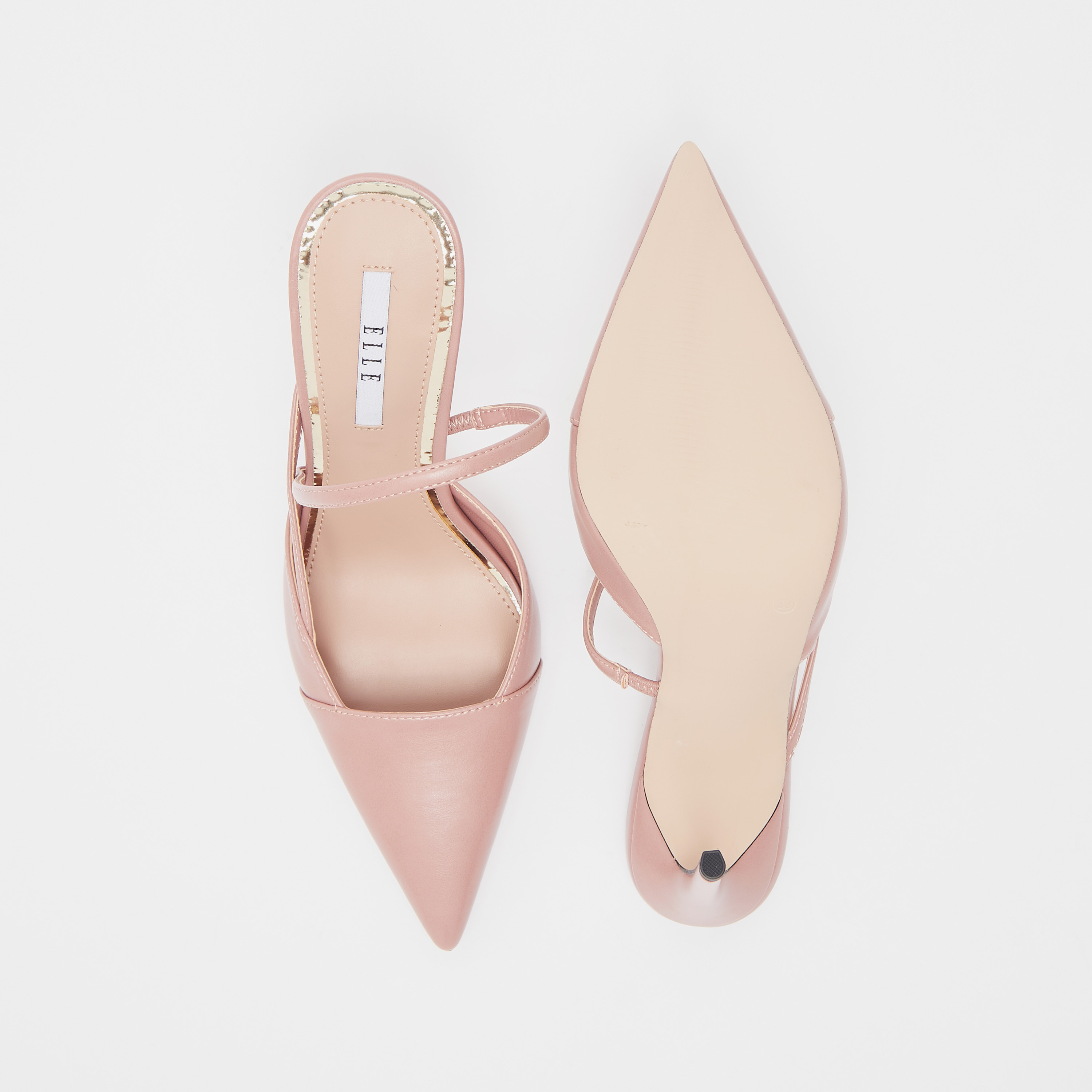 ELLE Women's Pointed Toe Stiletto Heels with Back Strap-women-shoes-heels-image-5