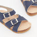 Textured Floaters with Buckle Closure-Baby Boy%27s Sandals-thumbnail-2