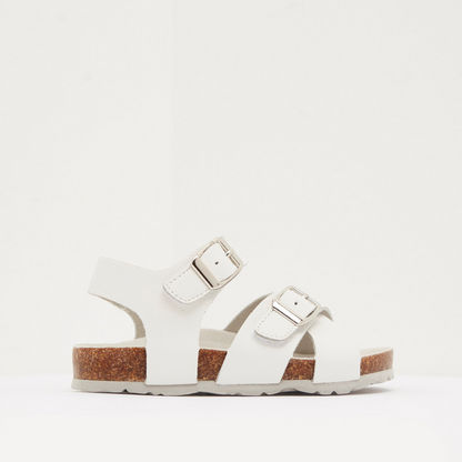 Textured Floaters with Buckle Closure-Baby Boy%27s Sandals-image-0