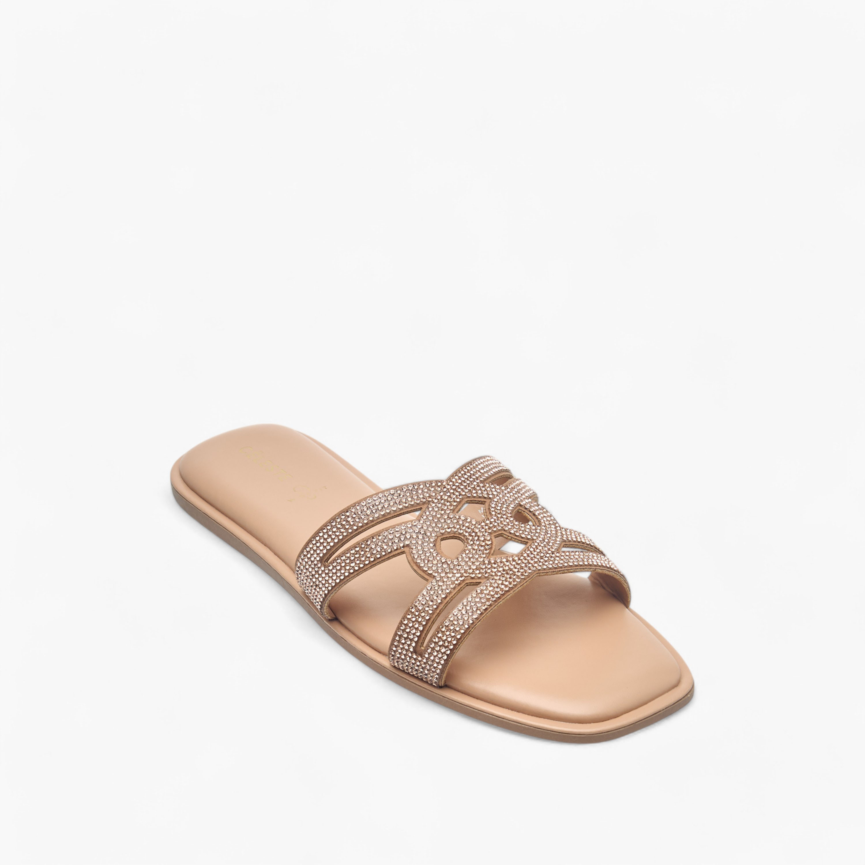 صندل مرصع سهل الارتداء بحزام للنساء من سيليست-women-shoes-flats-sandals-image-2