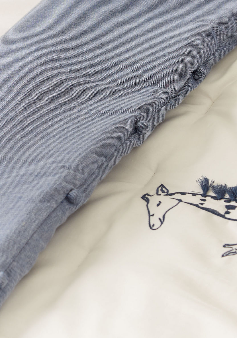 Giggles Giraffe Print 2-Piece Comforter Set - 200x98 cms-Baby Bedding-image-4