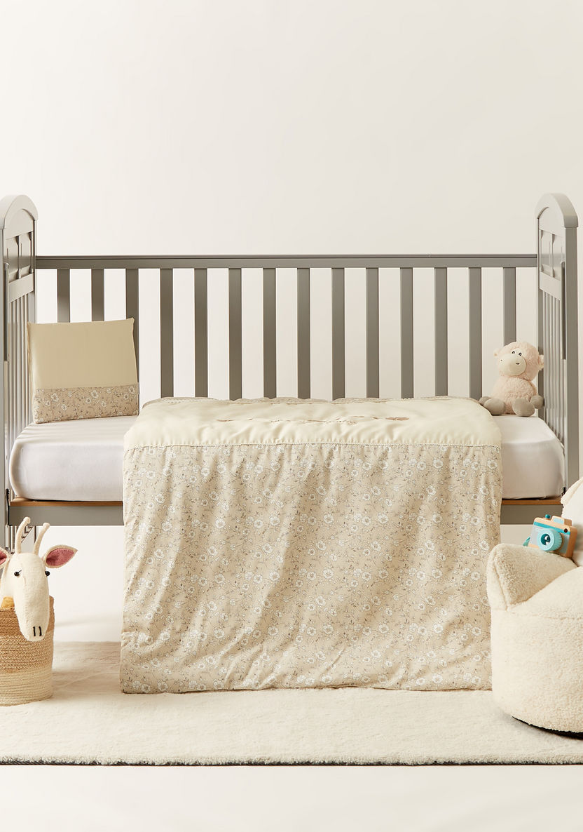 Giggles Floral Print 2-Piece Comforter Set-Baby Bedding-image-0