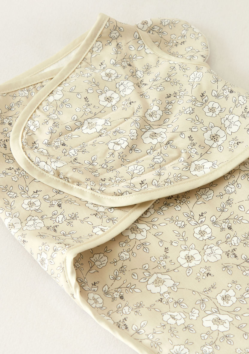 Giggles Floral Print Cuddle Wrap-Baby Bedding-image-1