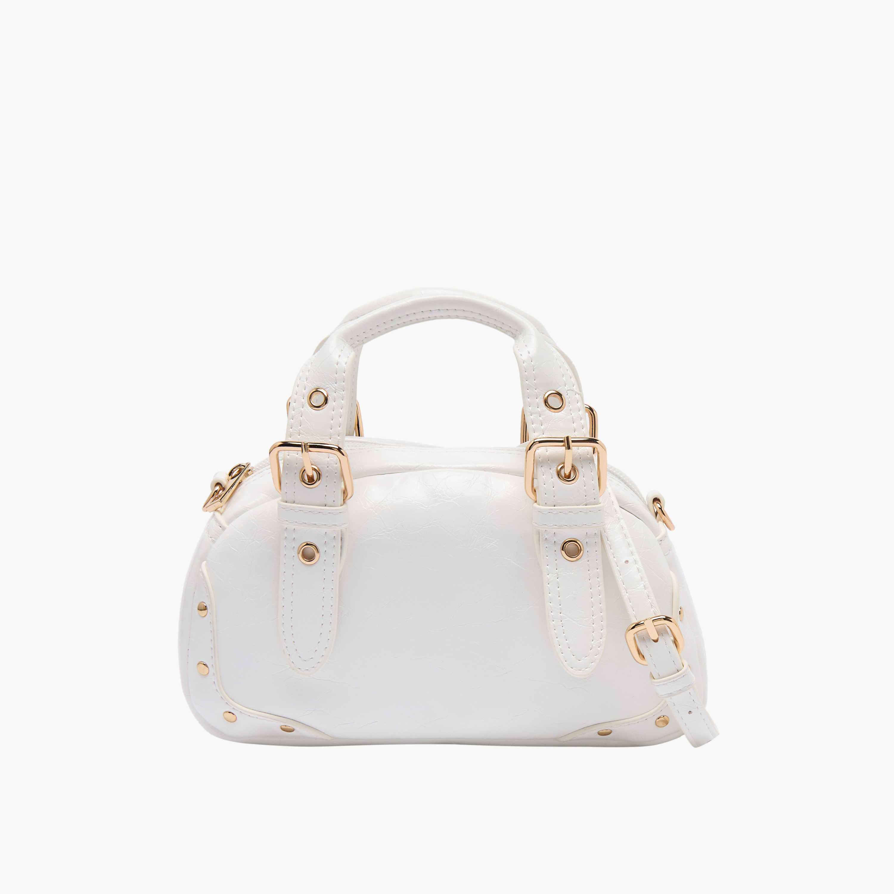 شنطة توت بتفصيلة إبزيم مع حزام قابل للفصل من فلورا بيلا-girls-accessories-bags-image-1