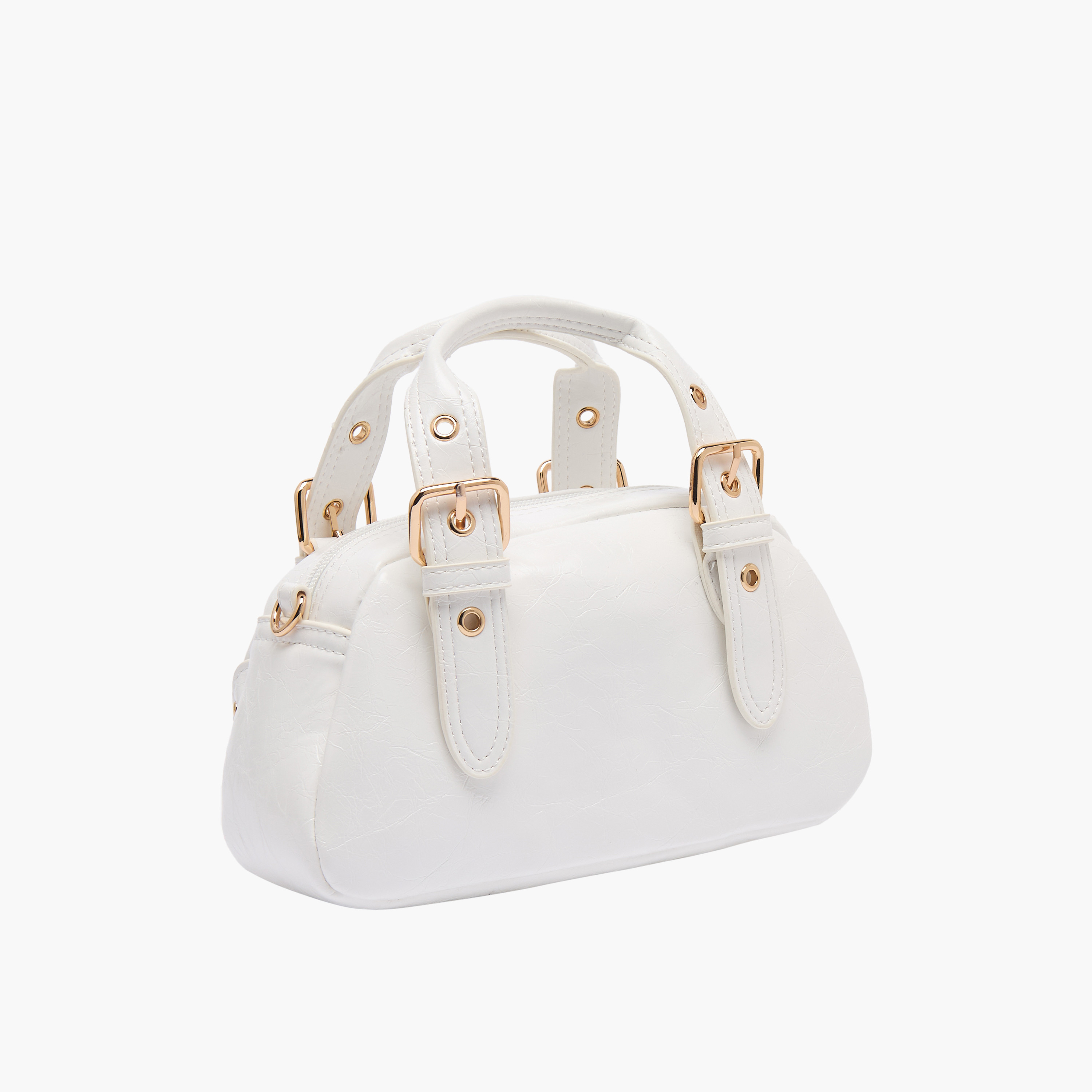 شنطة توت بتفصيلة إبزيم مع حزام قابل للفصل من فلورا بيلا-girls-accessories-bags-image-4