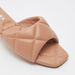 Haadana Quilted Open Toe Slide Sandals-Women%27s Flat Sandals-thumbnailMobile-3