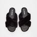 Haadana Textured Cross Strap Slip-on Slide Sandals-Women%27s Flat Sandals-thumbnail-3