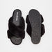 Haadana Textured Cross Strap Slip-on Slide Sandals-Women%27s Flat Sandals-thumbnailMobile-5