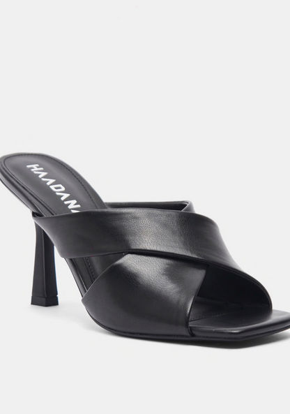 Haadana Solid Cross Strap Sandals with Stiletto Heels-Women%27s Heel Sandals-image-1
