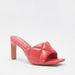 Haadana Quilted Slip-On Sandals with Stiletto Heels-Women%27s Heel Sandals-thumbnailMobile-1