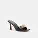 Haadana Chunky Chain Accented Slip-On Sandals with Stiletto Heels-Women%27s Heel Sandals-thumbnailMobile-1