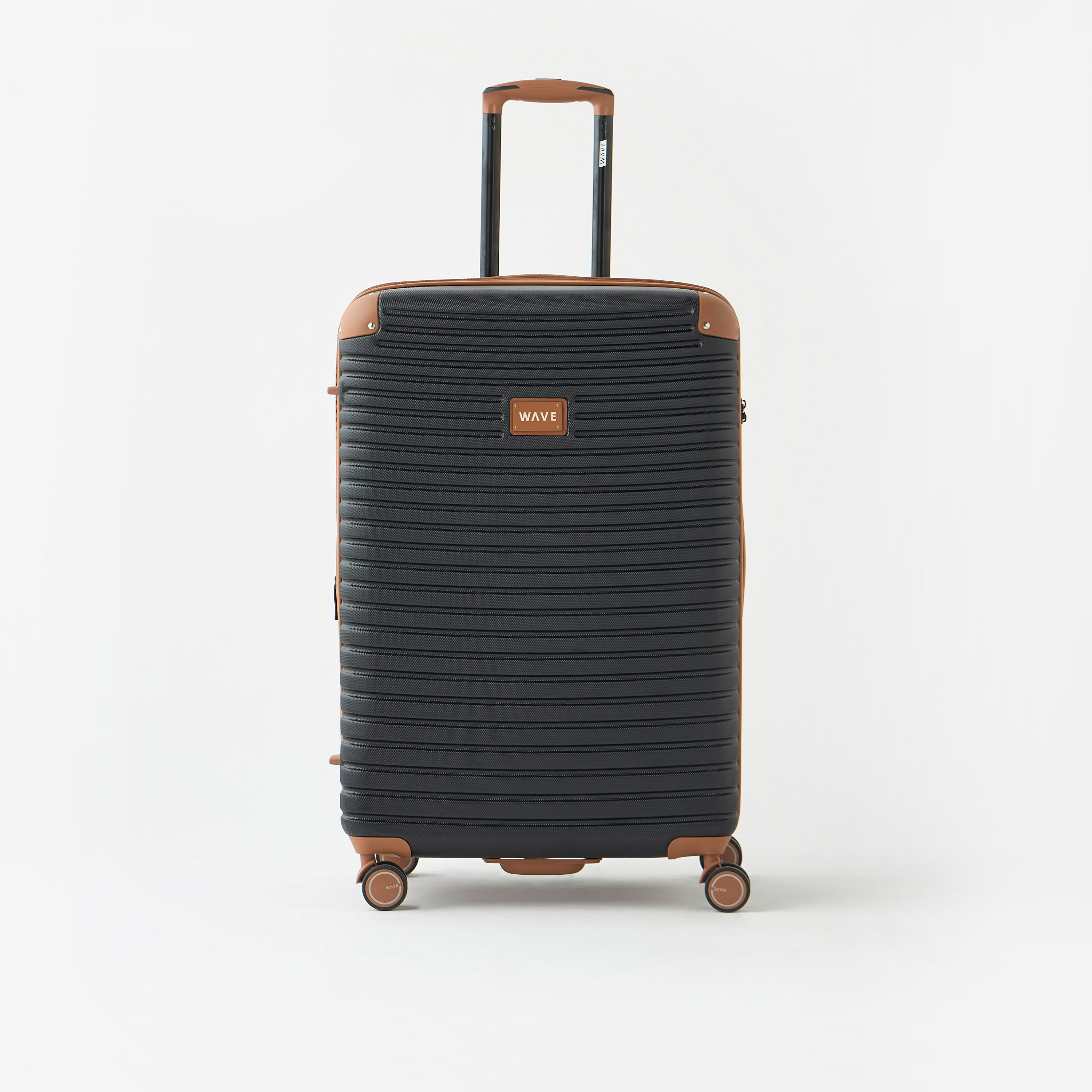 WAVE Textured Hardcase Trolley Bag with Retractable Handle - Set of 3-travel-luggagesandbags-luggage-image-3