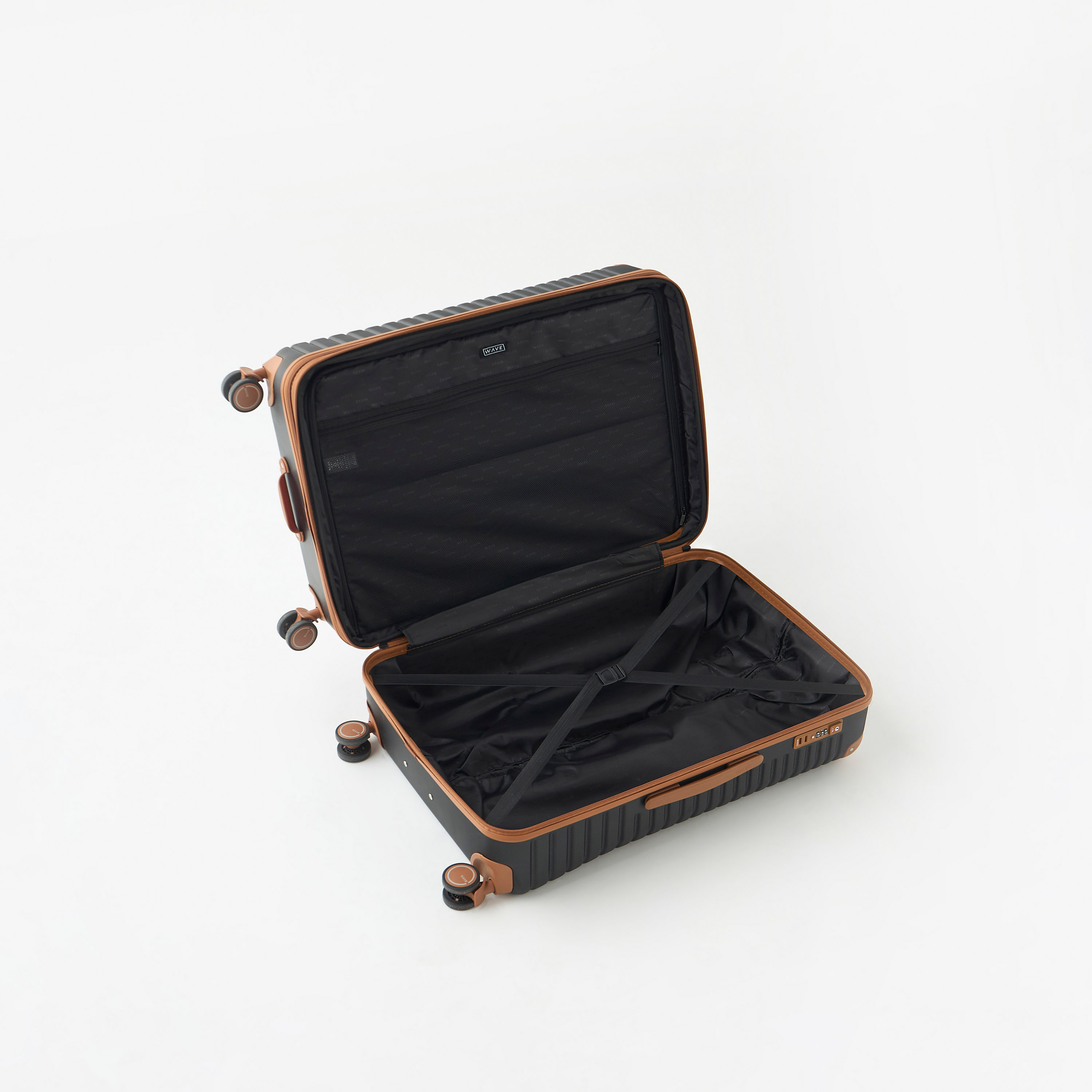 WAVE Textured Hardcase Trolley Bag with Retractable Handle - Set of 3-travel-luggagesandbags-luggage-image-7