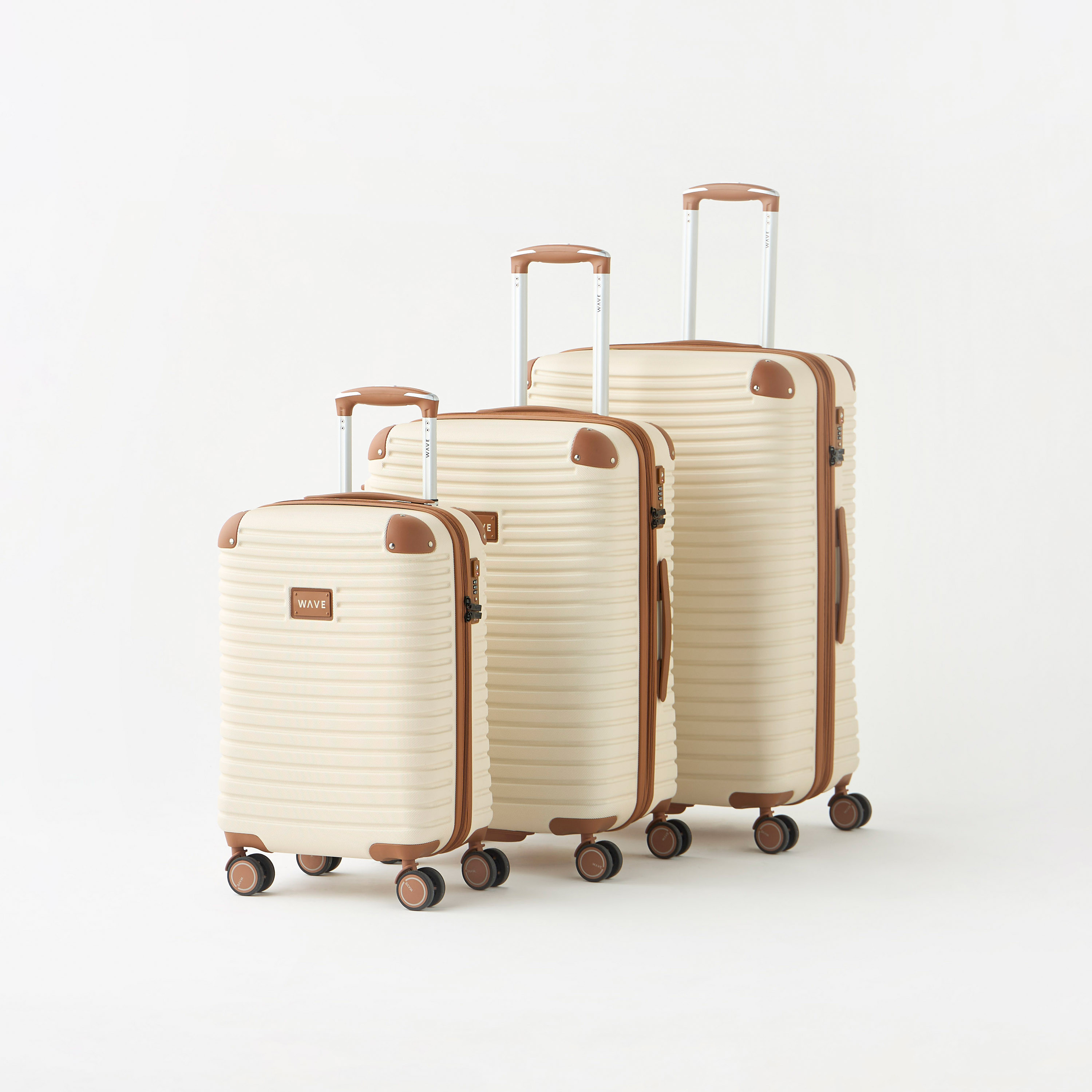 WAVE Textured Hardcase Trolley Bag with Retractable Handle - Set of 3-travel-luggagesandbags-luggage-image-3