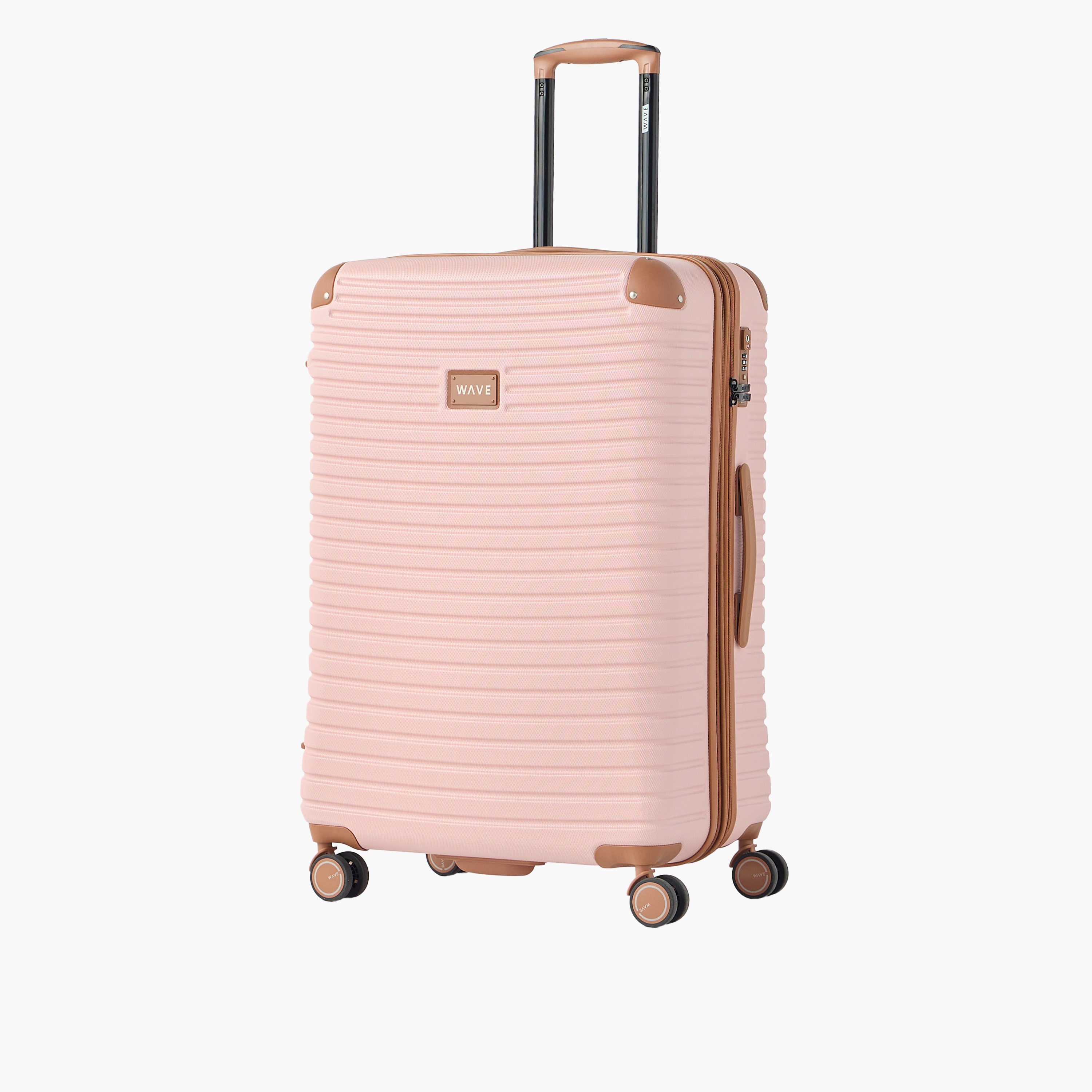 WAVE Textured Hardcase Trolley Bag with Retractable Handle - Set of 3-travel-luggagesandbags-luggage-image-2