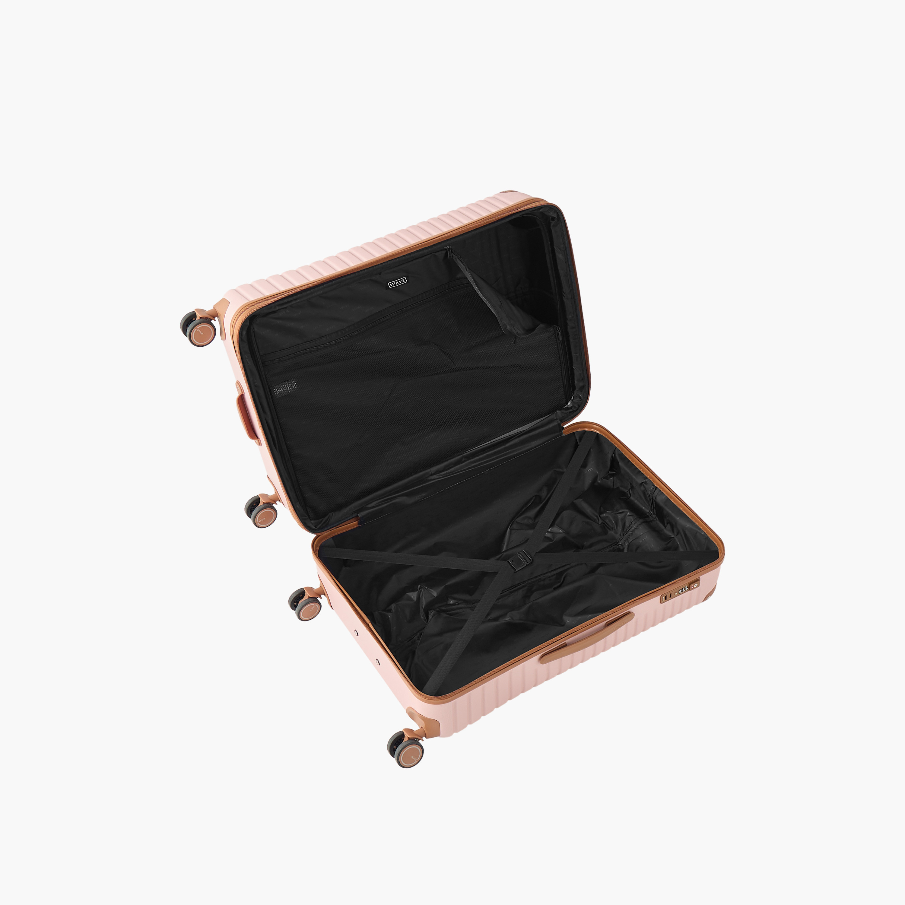 WAVE Textured Hardcase Trolley Bag with Retractable Handle - Set of 3-travel-luggagesandbags-luggage-image-5