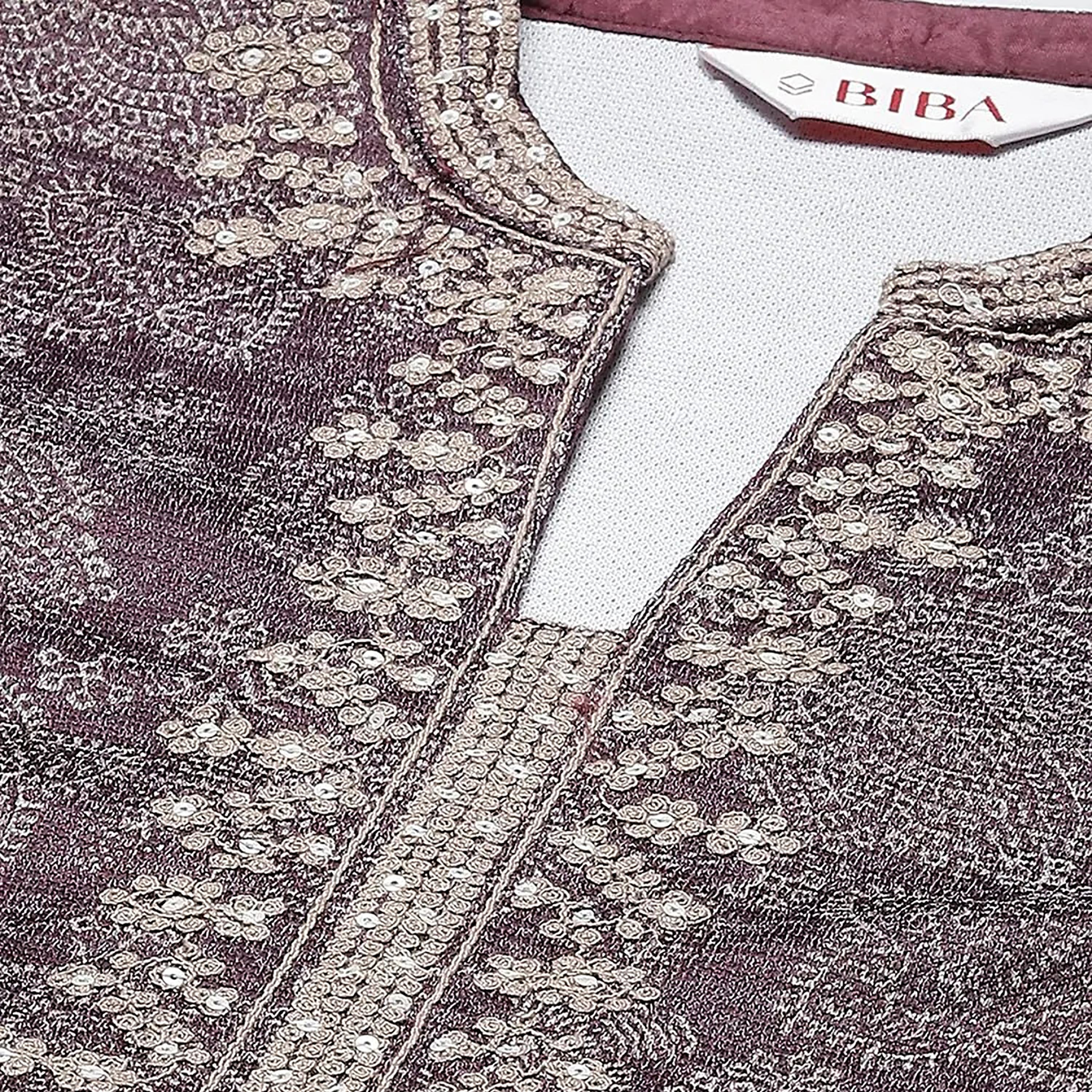 طقم قطعتين من القطن المطرز من بيبا من كورتا ماندارين وسروال مع مزين بسكوينس-women-clothing-ethnicwear-salwarsuits-image-9