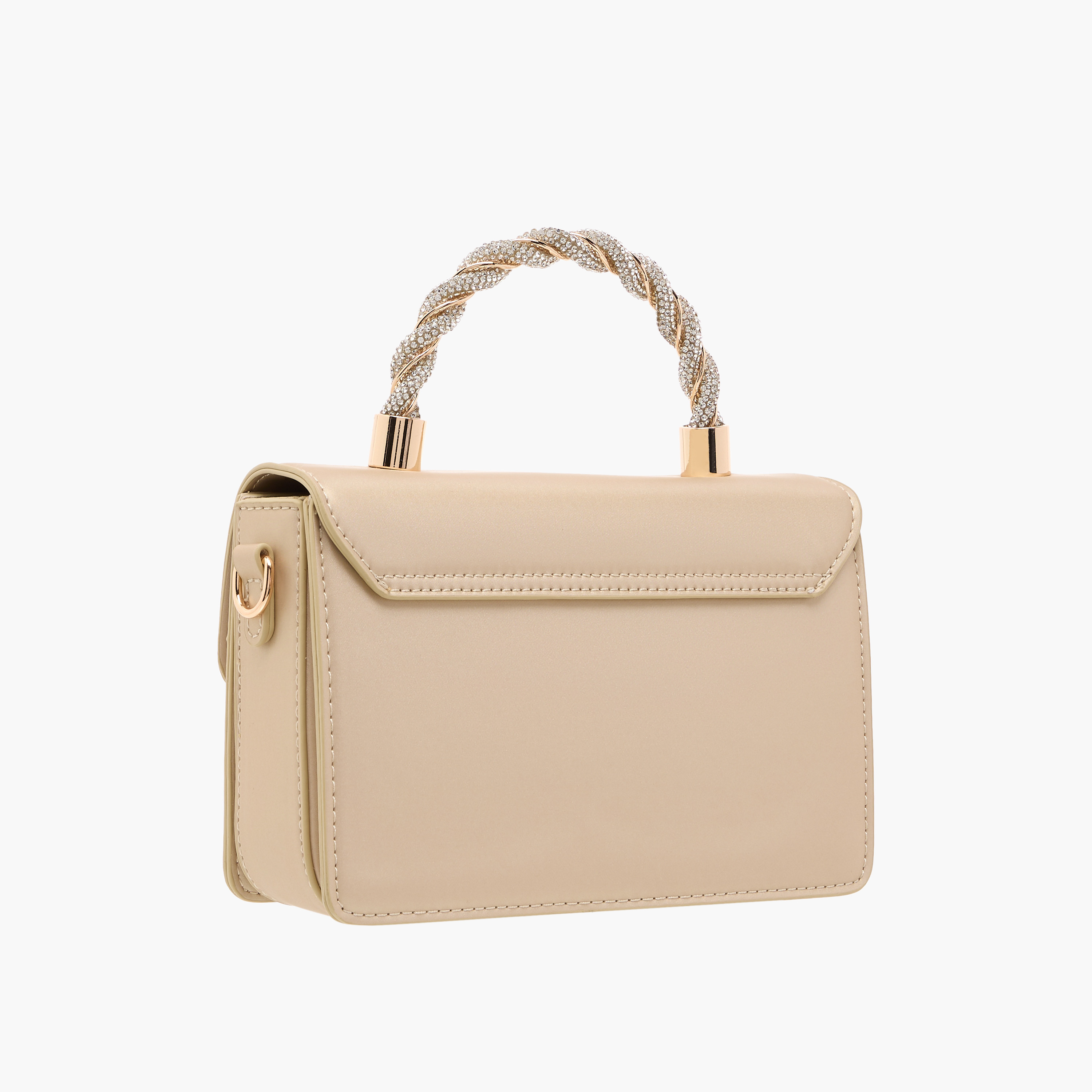 Flora Bella Solid Satchel Bag with Detachable Strap and Magnetic Closure-women-bagsandwallets-handbags-image-3