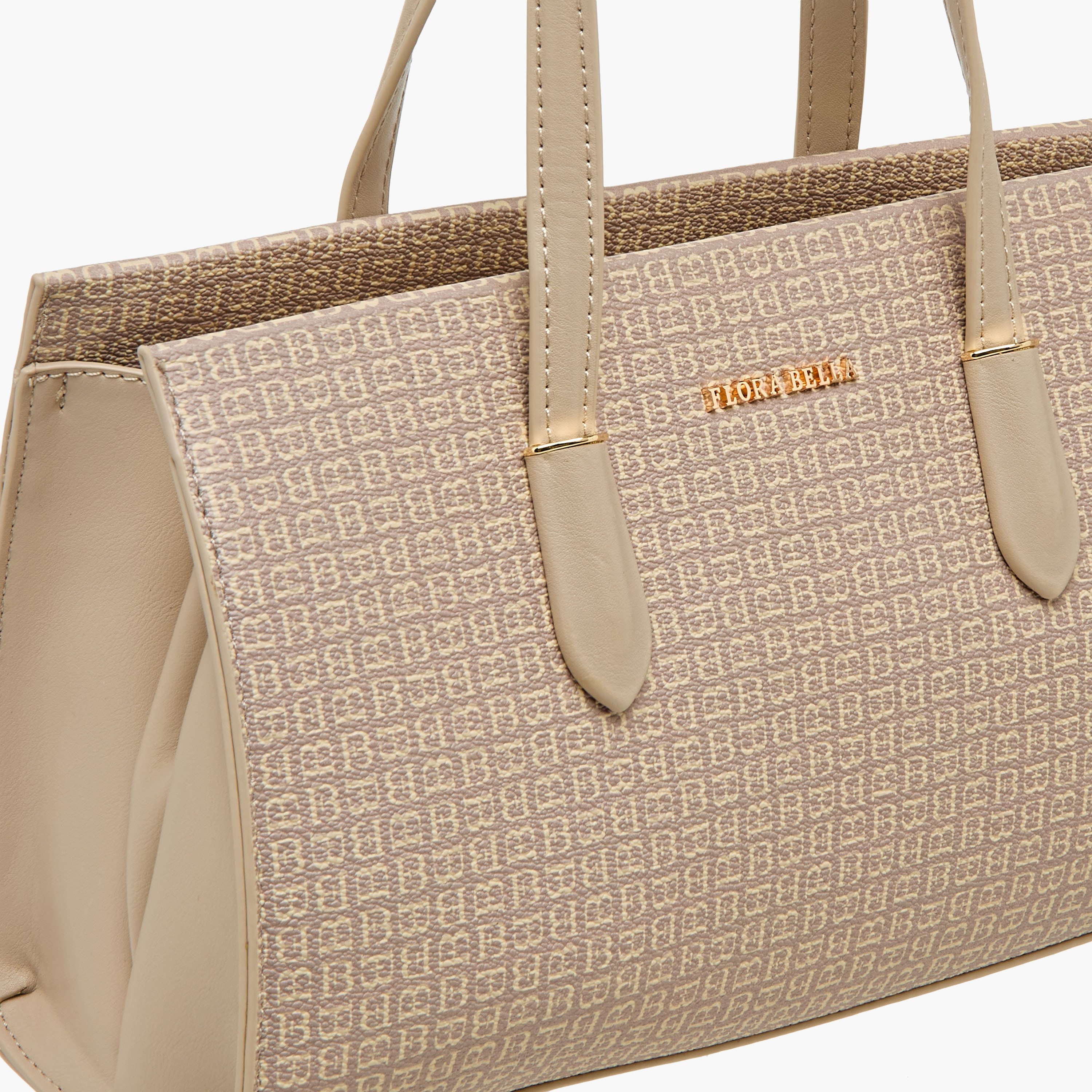Flora Bella Monogram Print Tote Bag with Double Handle-women-bagsandwallets-handbags-image-5