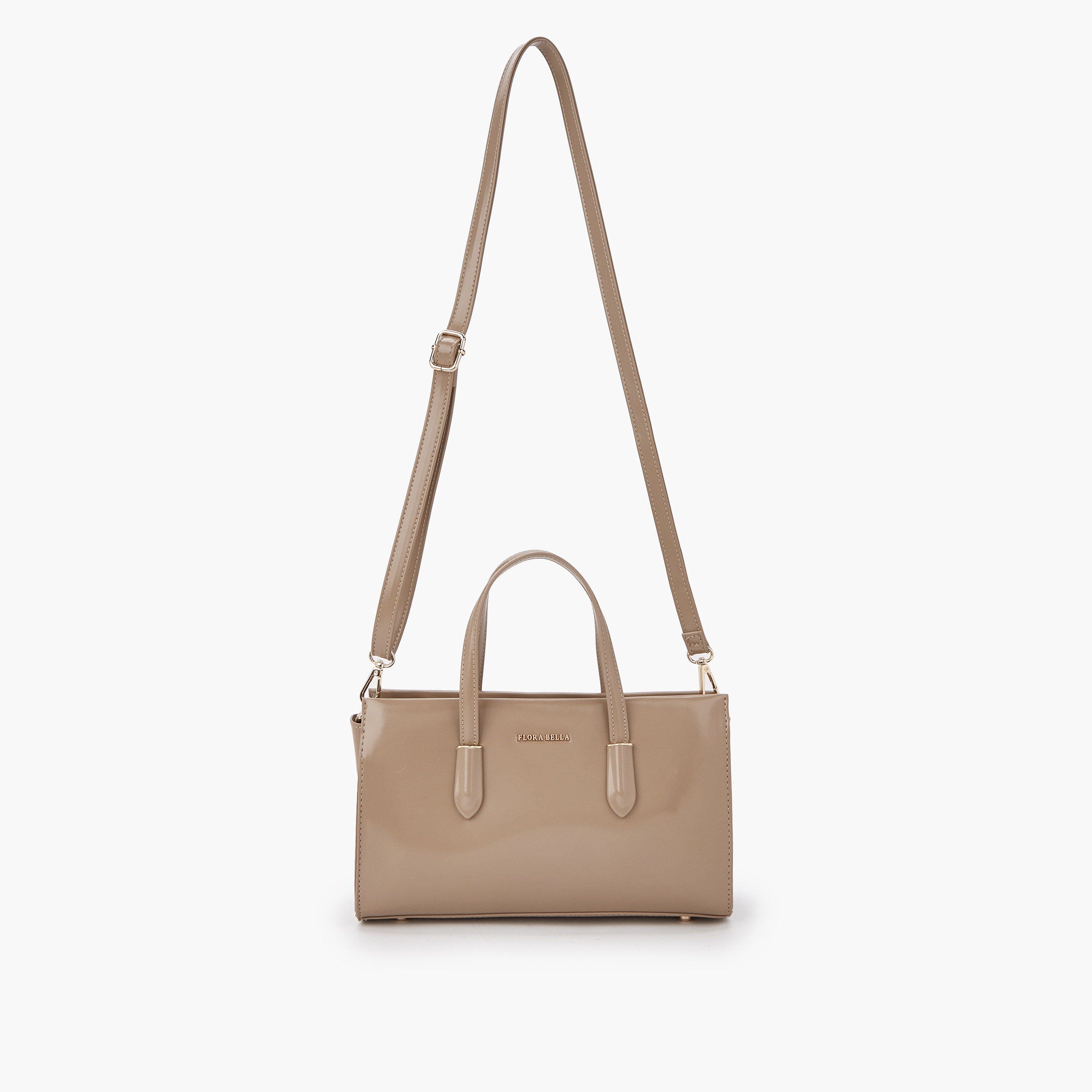 شنطة توتي سادة بحزام قابل للتعديل من فلورا بيلا-women-bagsandwallets-handbags-image-2