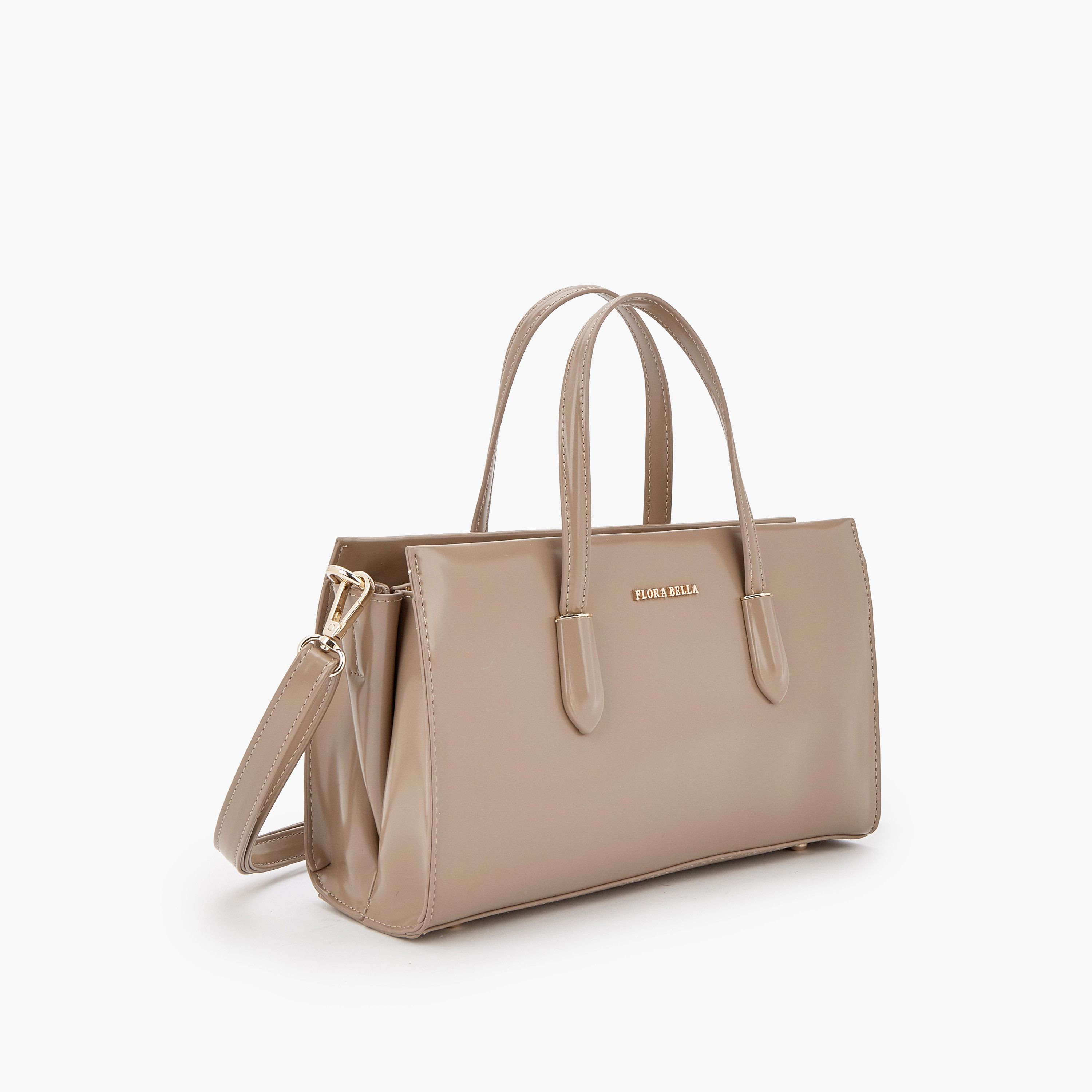 شنطة توتي سادة بحزام قابل للتعديل من فلورا بيلا-women-bagsandwallets-handbags-image-3
