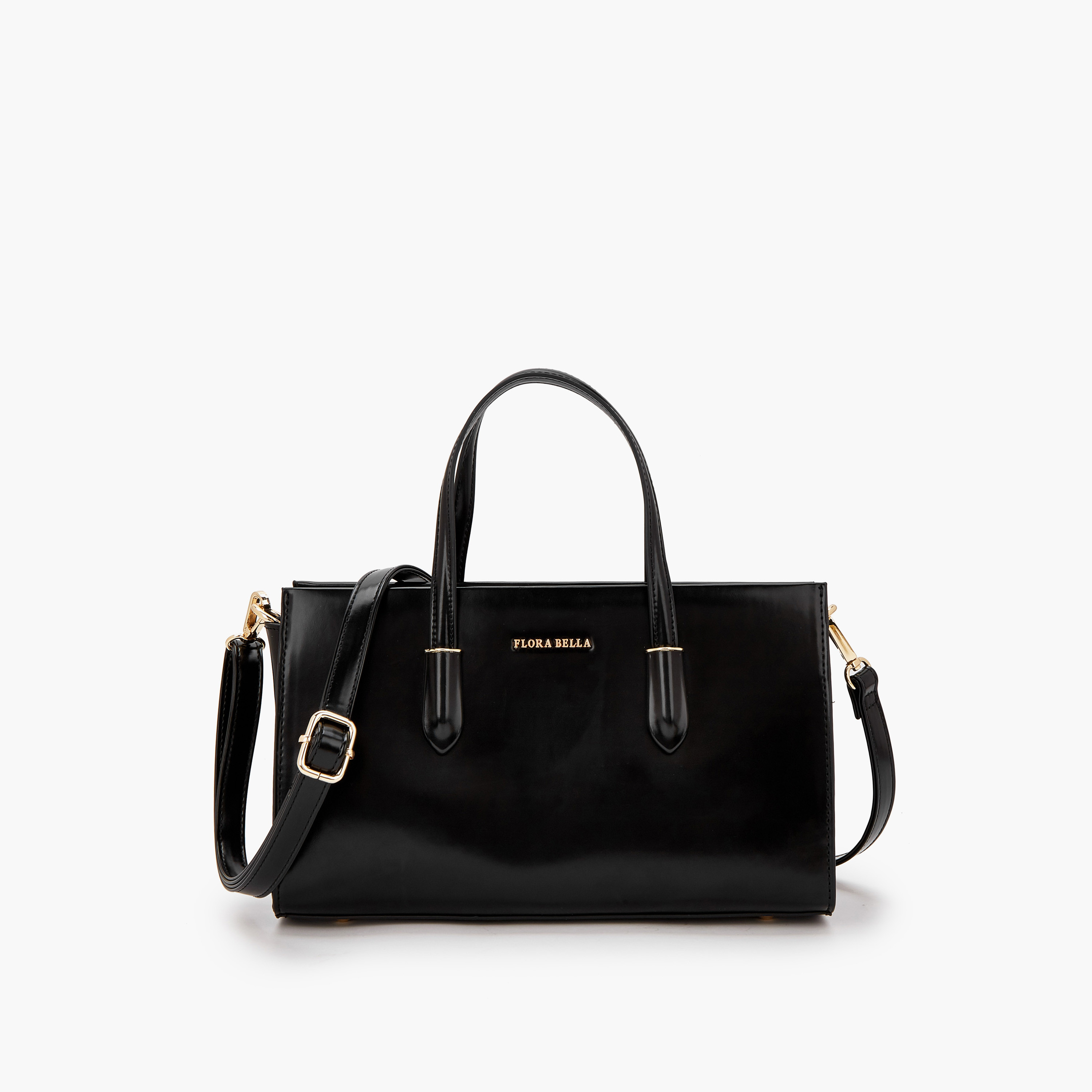 Flora Bella Solid Tote Bag with Detachable Strap-women-bagsandwallets-handbags-image-1