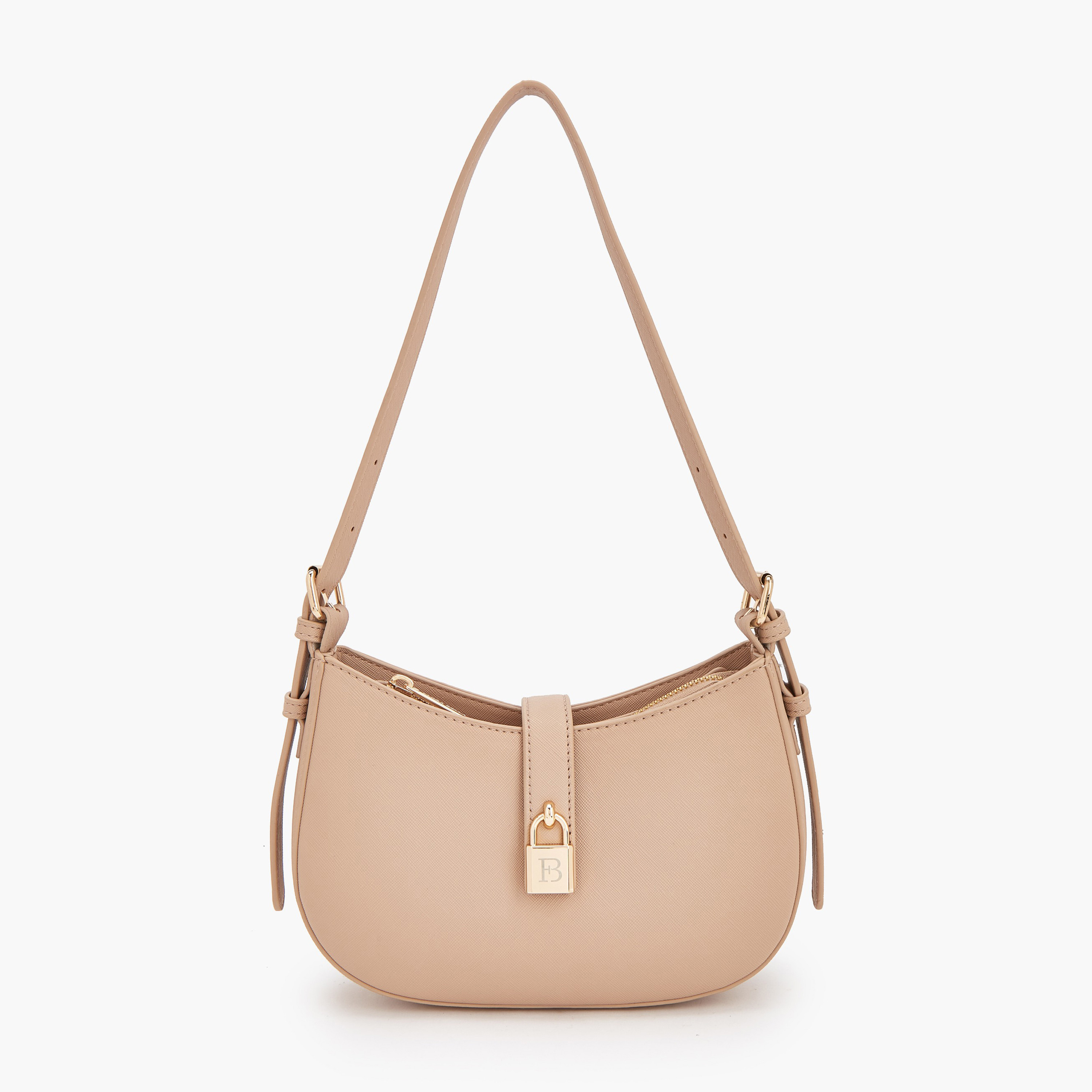 شنطة كتف سادة بسحاب إغلاق من فلورا بيلا-women-bagsandwallets-handbags-image-1