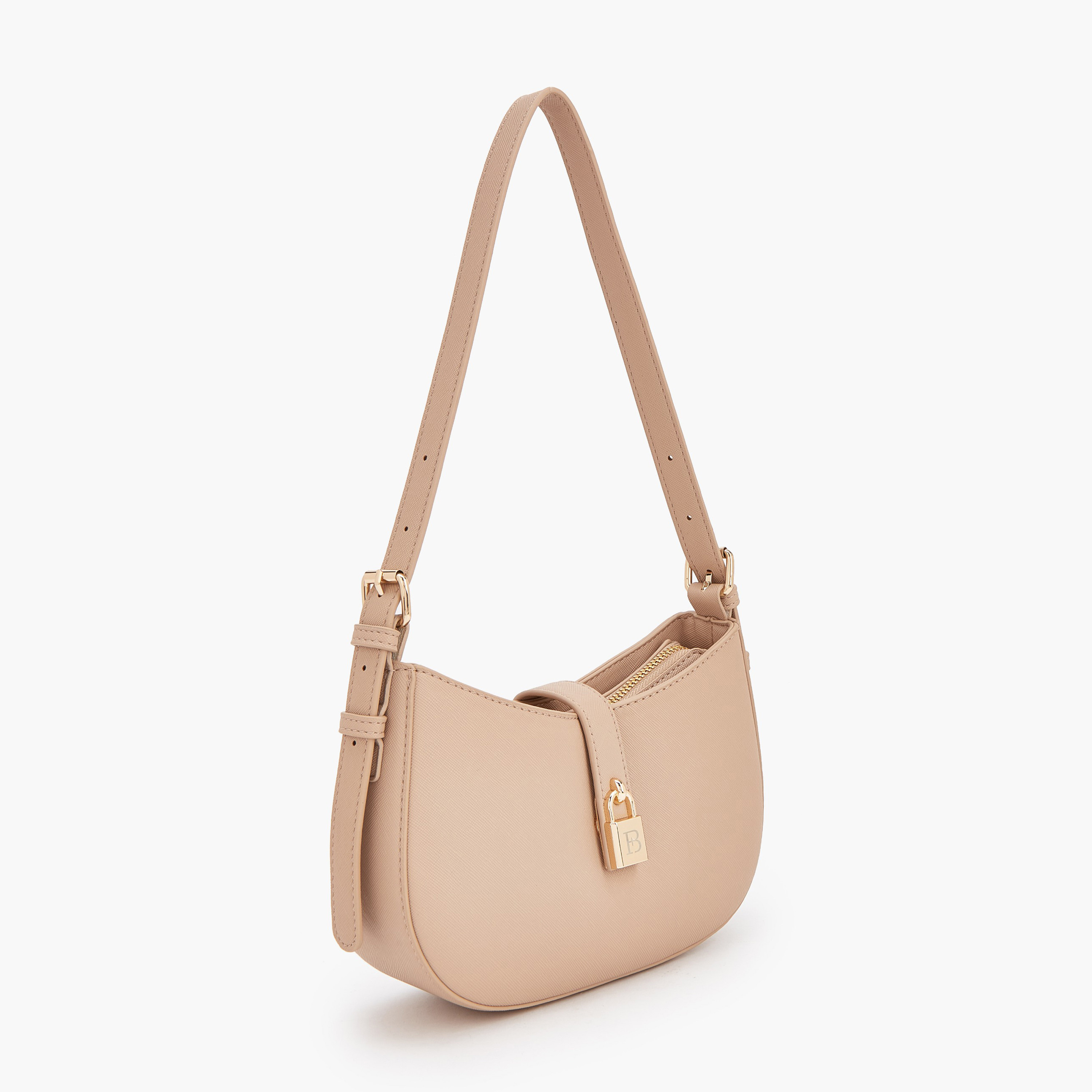 شنطة كتف سادة بسحاب إغلاق من فلورا بيلا-women-bagsandwallets-handbags-image-2