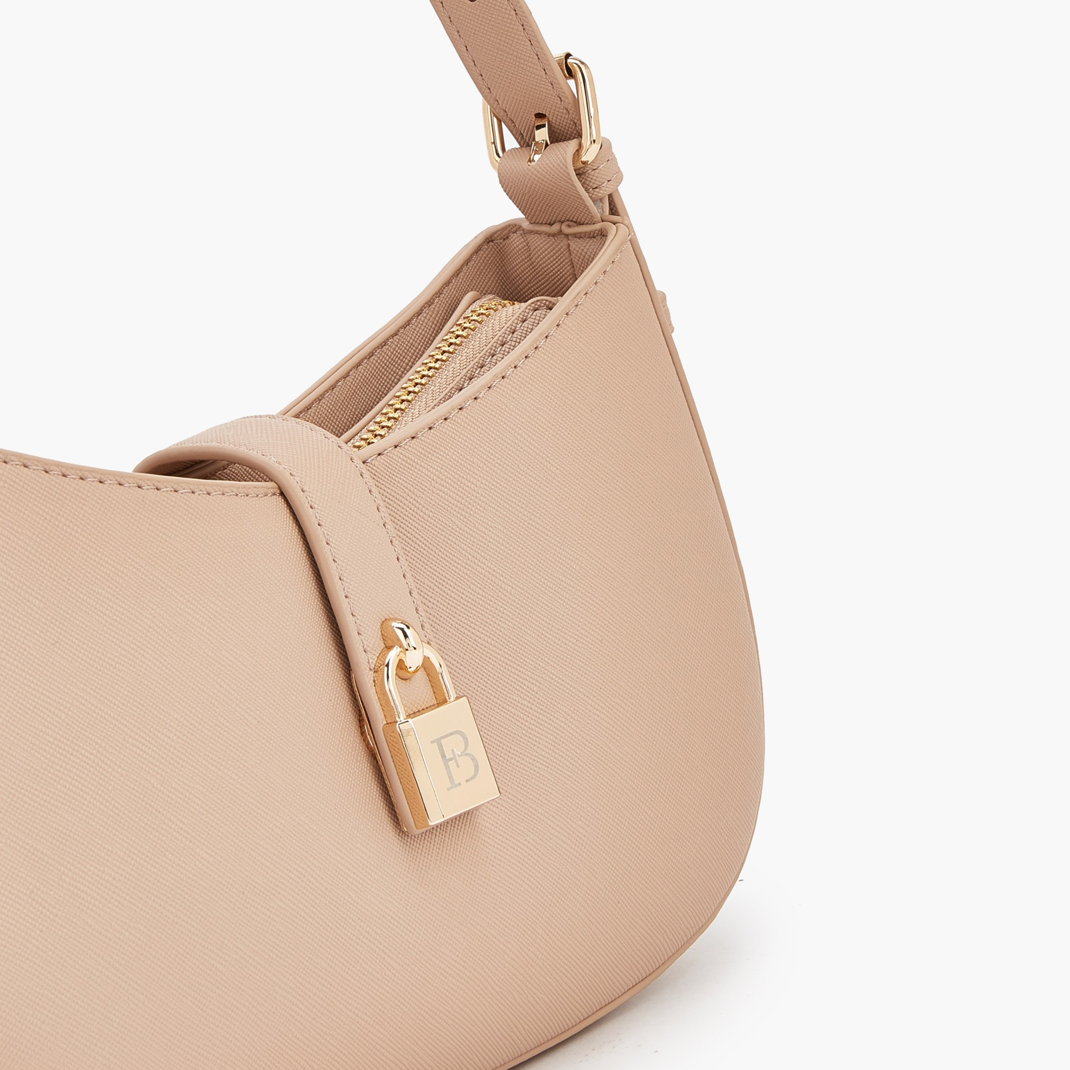 شنطة كتف سادة بسحاب إغلاق من فلورا بيلا-women-bagsandwallets-handbags-image-3