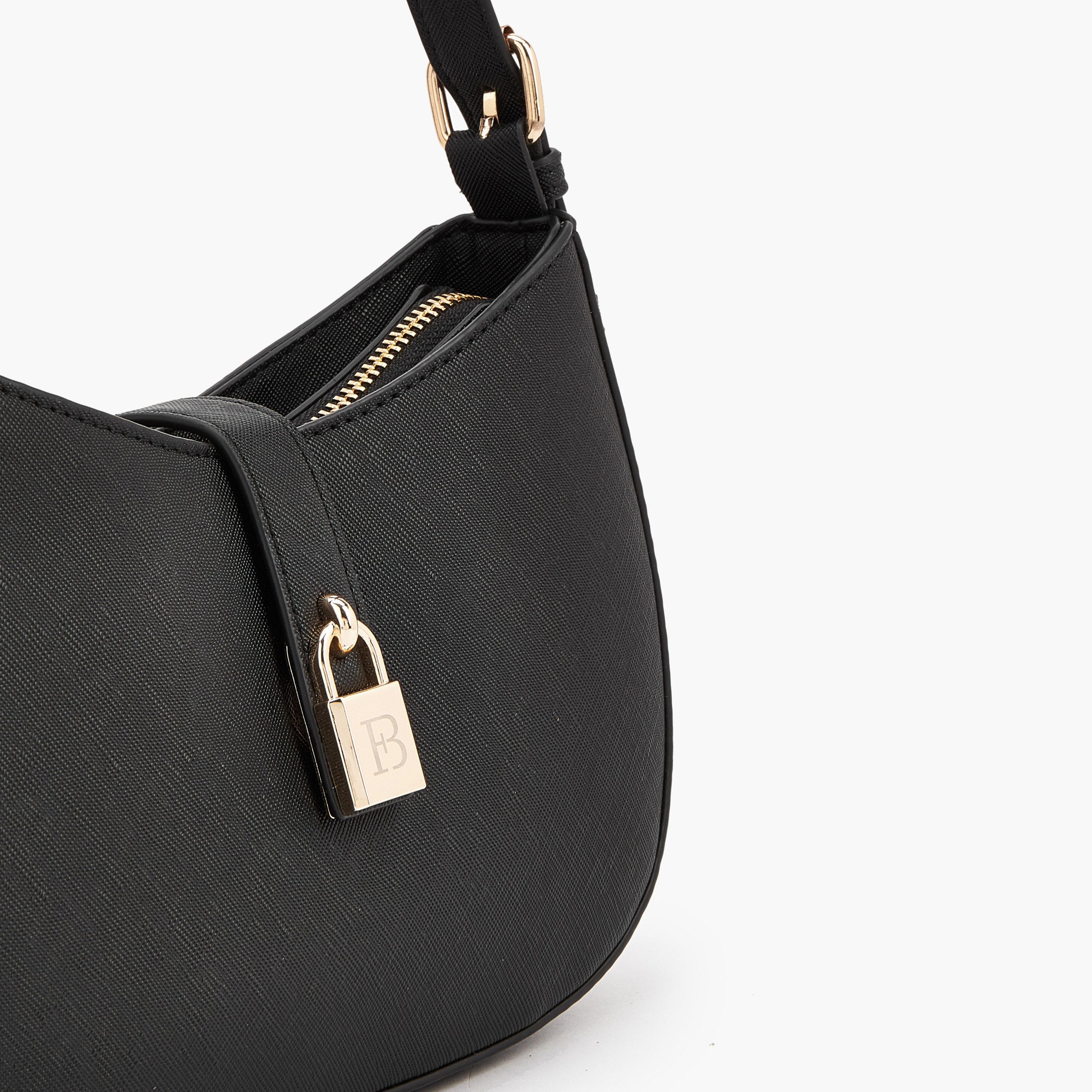شنطة كتف سادة بسحاب إغلاق من فلورا بيلا-women-bagsandwallets-handbags-image-3