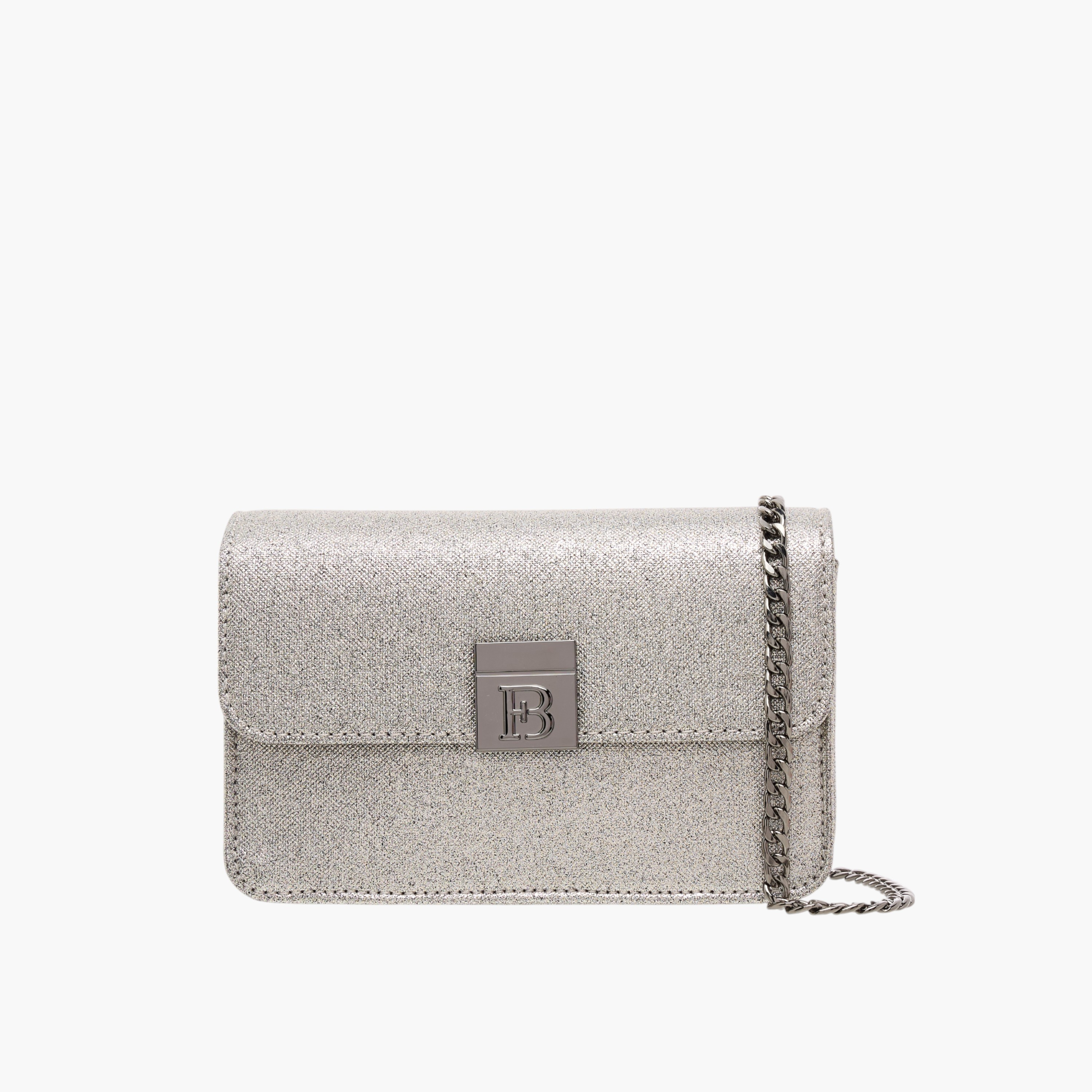 Flora Bella Metallic Crossbody Bag with Button Closure and Chain Strap-women-bagsandwallets-handbags-image-1