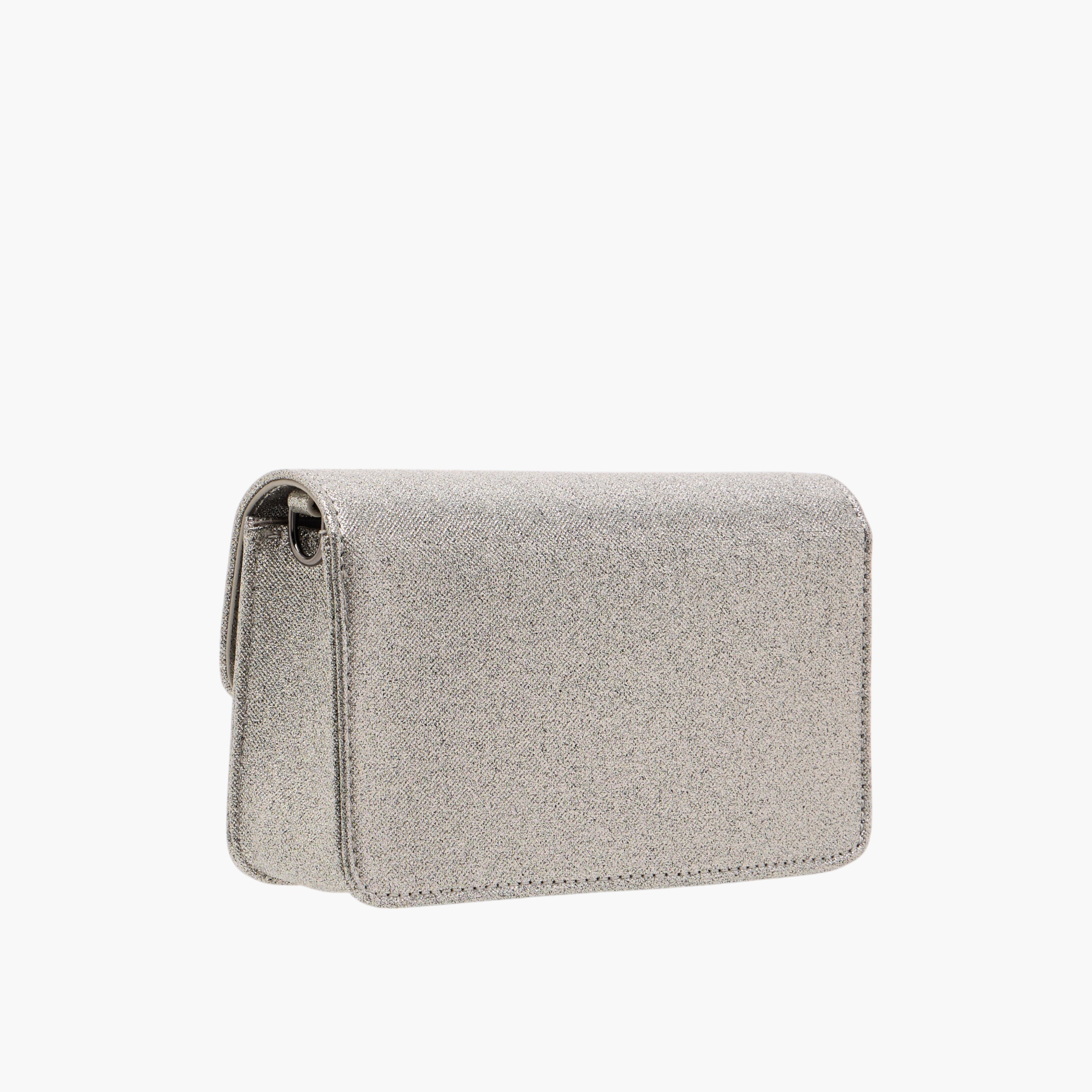 شنطة كروس بودي ميتاليك بزر إغلاق وحزام سلسلة من فلورا بيلا-women-bagsandwallets-handbags-image-3