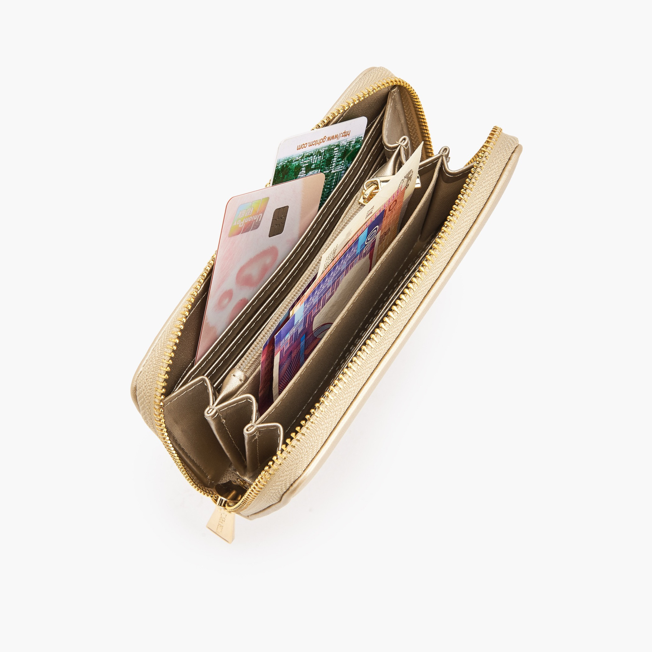 محفظة بزينة شعار وسحاب من فلورا بيلا-women-bagsandwallets-wallets-image-7