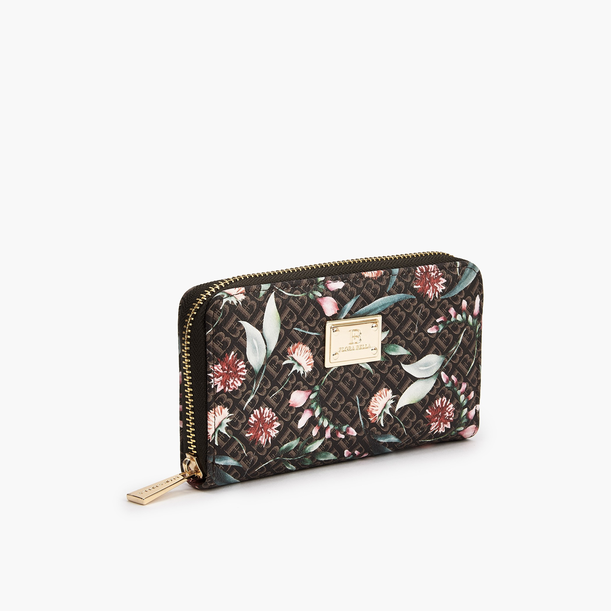 Flora Bella Floral Monogram Print Zip-Around Wallet-women-bagsandwallets-wallets-image-2
