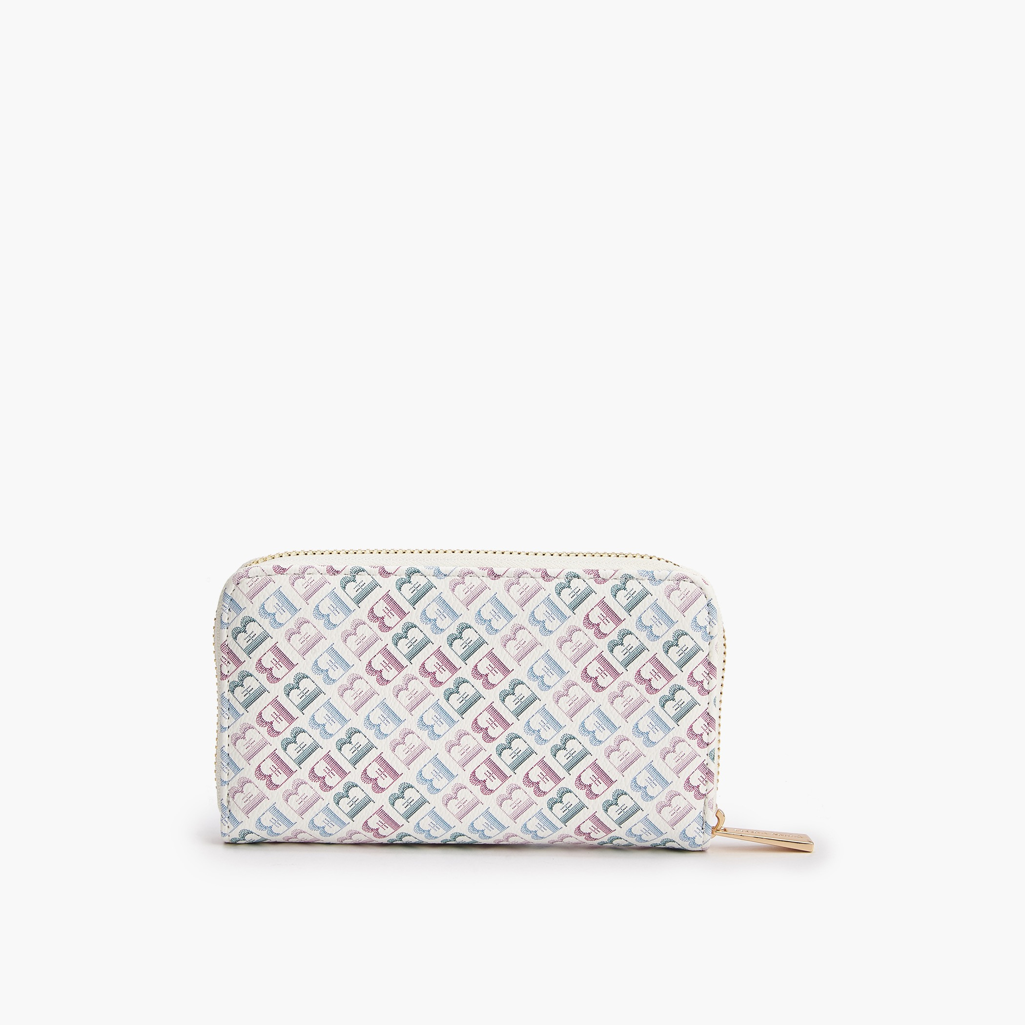 محفظة بطبعات مونوجرام وأزهار وسحاب من فلورا بيلا-women-bagsandwallets-wallets-image-3